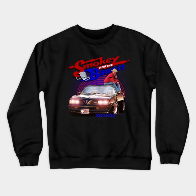 Muscle Car - smokey and the bandit Crewneck Sweatshirt by olivia parizeau